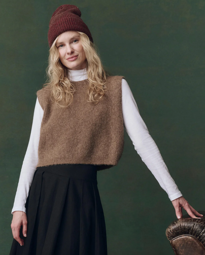 The Brushed Melange Sweater