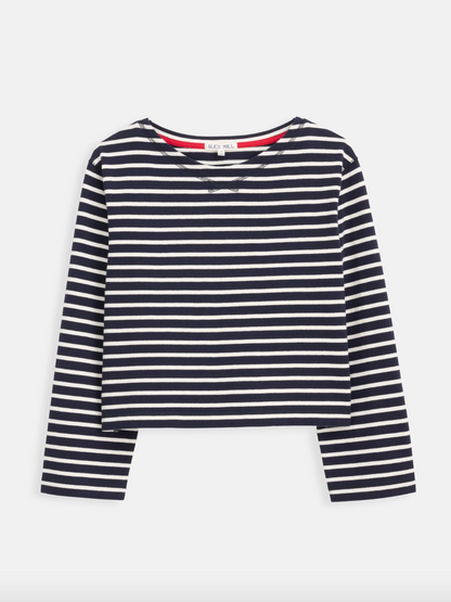 Marseille Boatneck Striped Tee