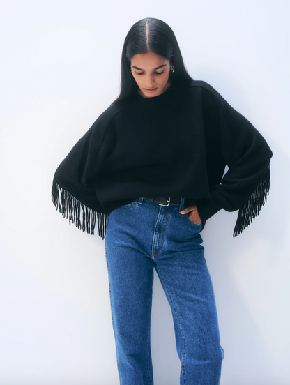 Cashmere Fringe Crew