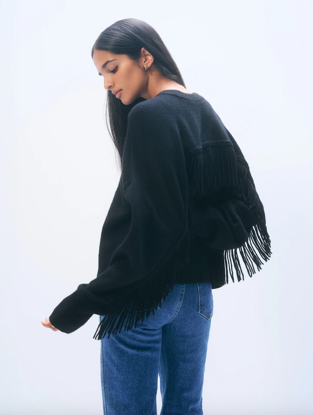 Cashmere Fringe Crew
