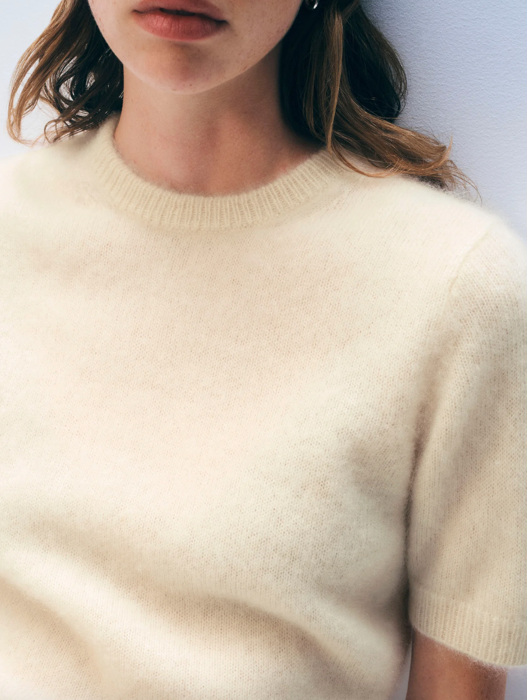 Brushed Cashmere Tee