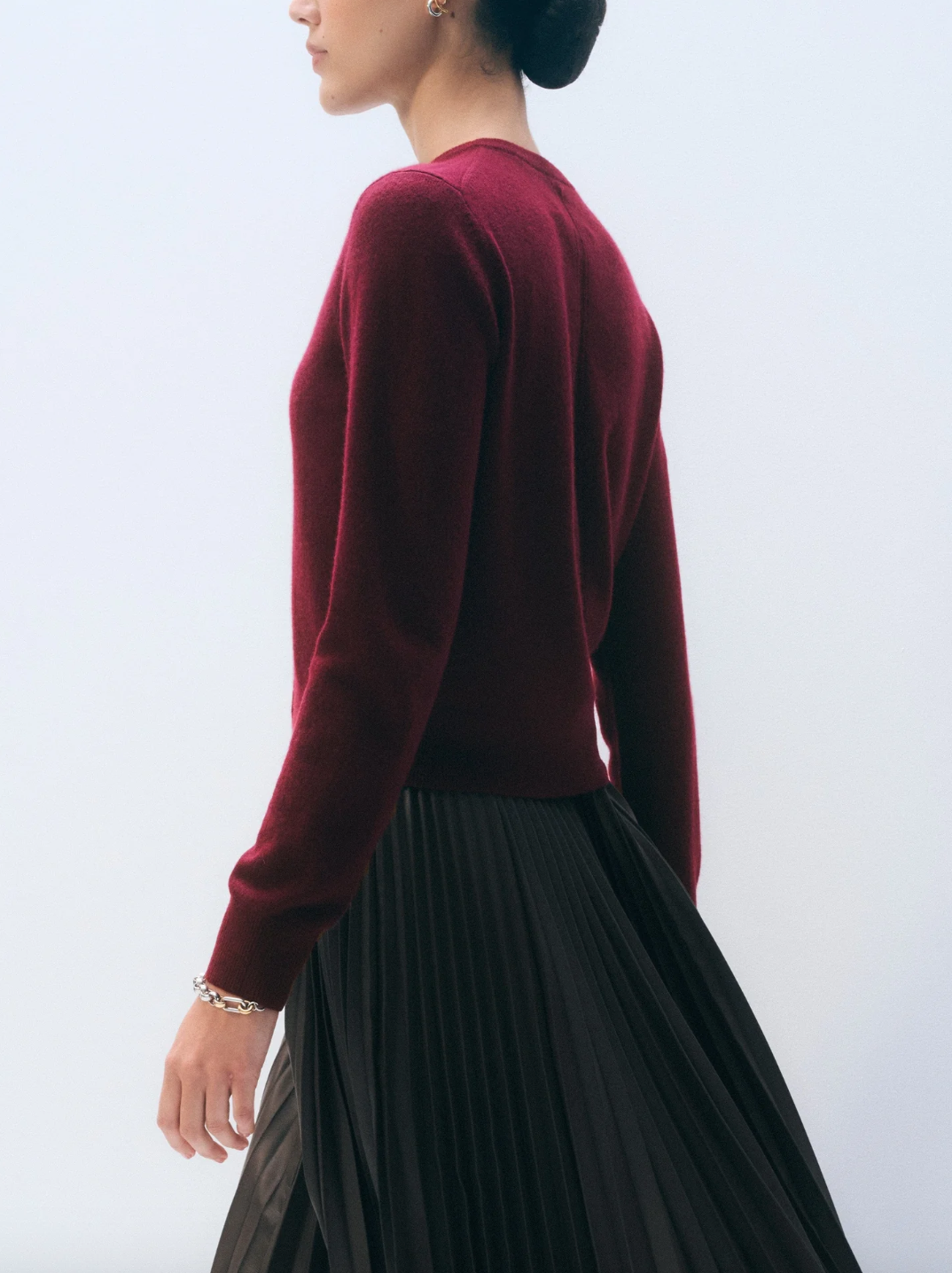 Cashmere Crewneck Cardigan