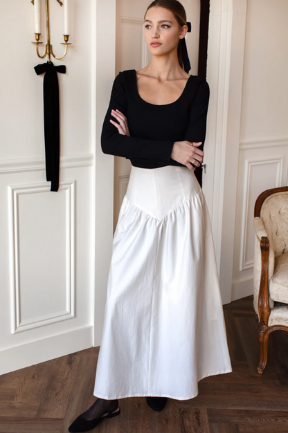 A Line Maxi Skirt