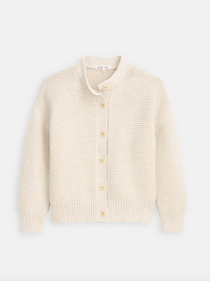 Nico Cardigan - Marled Ivory