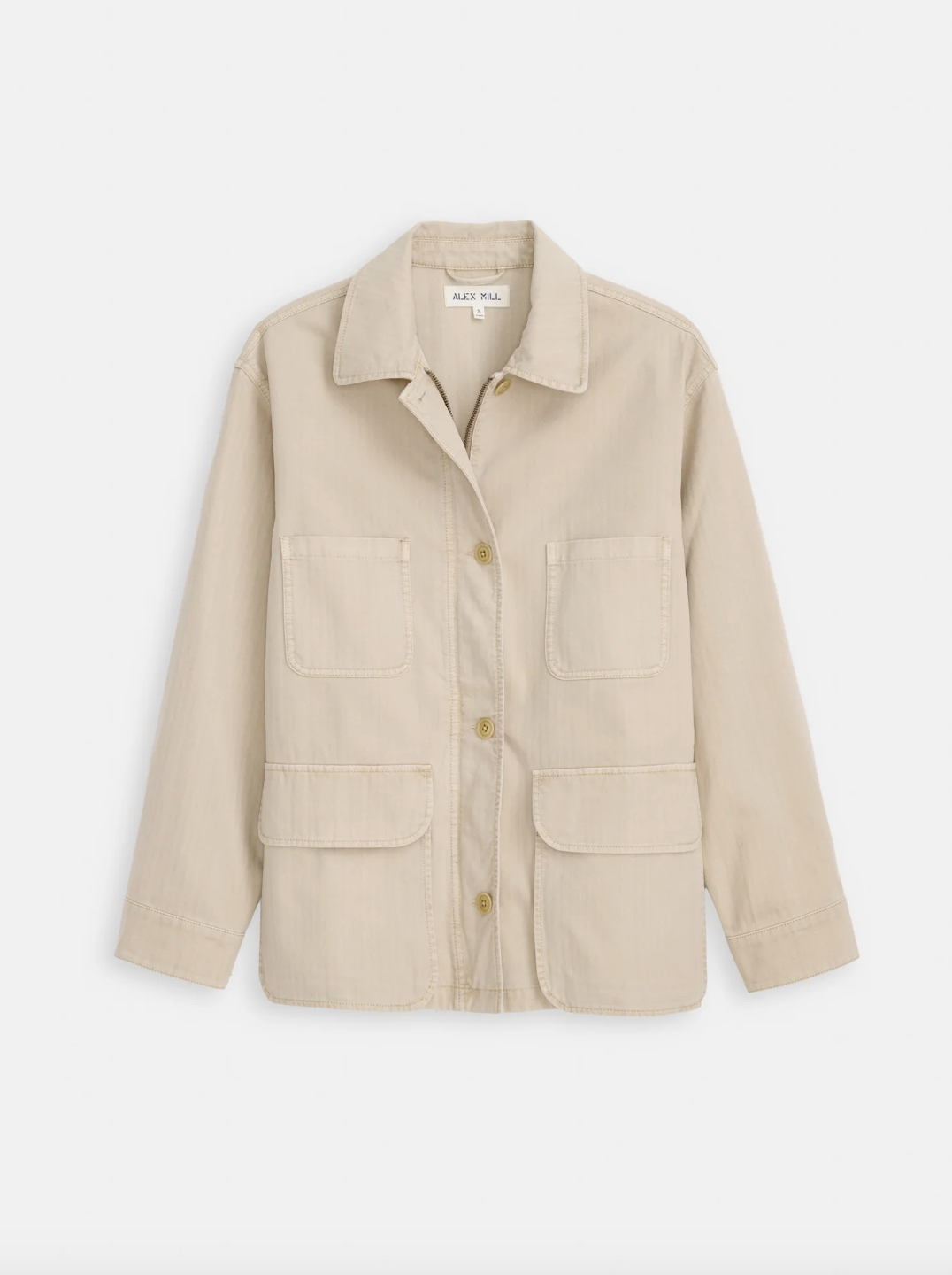 Painter Jacket in Herringbone - Sand