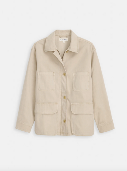 Painter Jacket in Herringbone - Sand