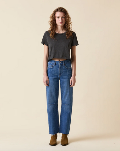 Pixie Mid Rise Ankle - Bohemian Blue