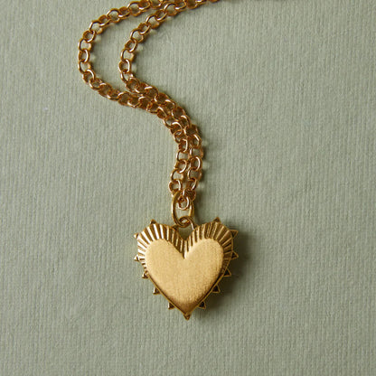 Small Heart Necklace-18"