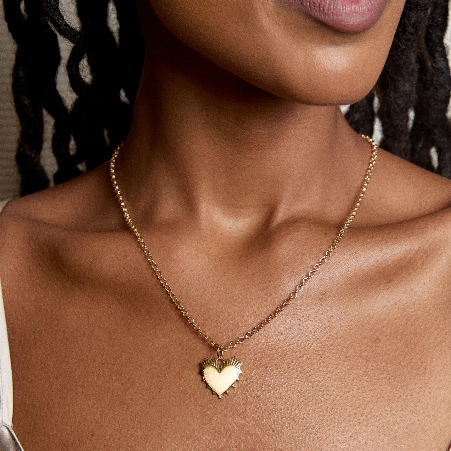 Small Heart Necklace-18"