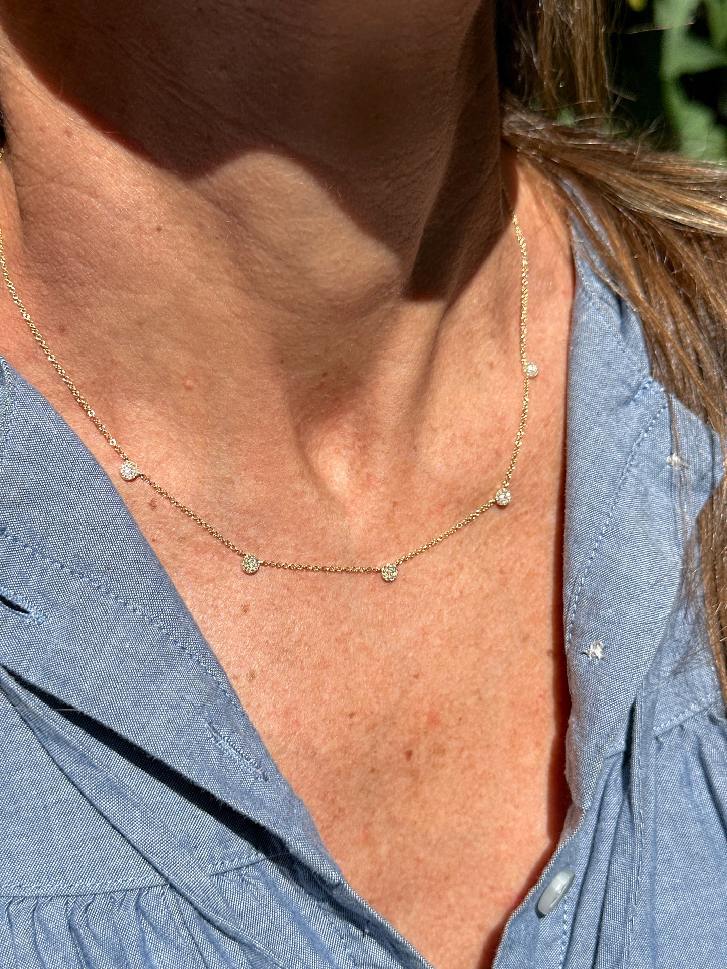 Diamond Dot Necklace