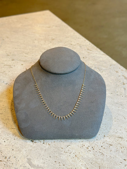 Spike Diamond Necklace