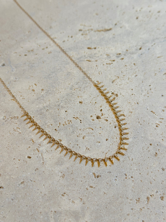 Spike Diamond Necklace