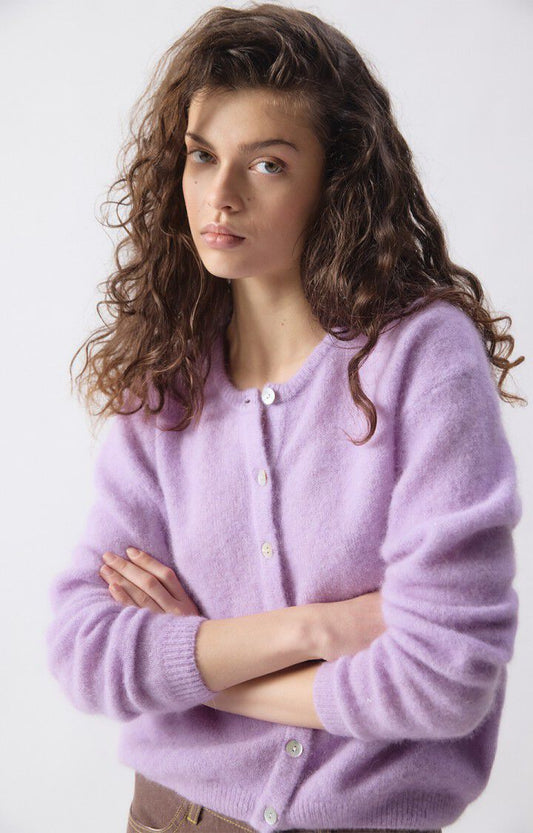Vitow Cardigan - Lavander Melange