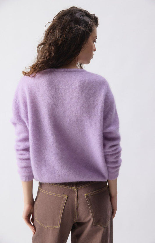 Vitow Cardigan - Lavander Melange