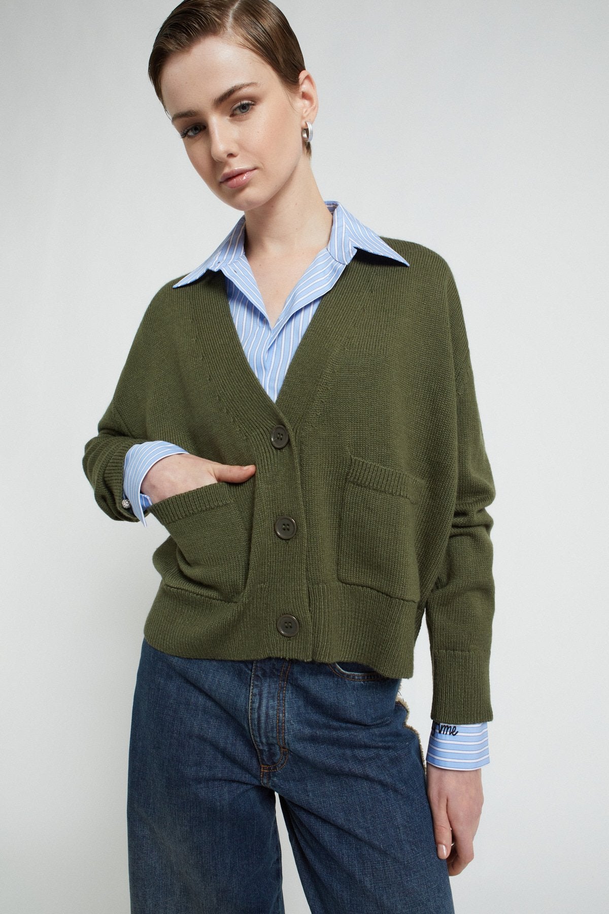 Cardigan With Buttons