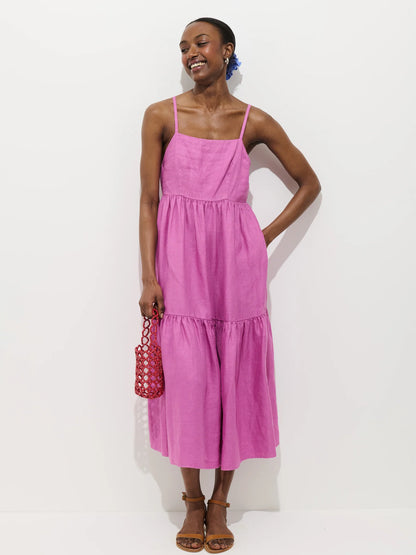 Clara Dress - Hibiscus