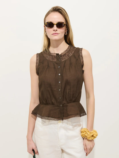 Collette Top - Espresso