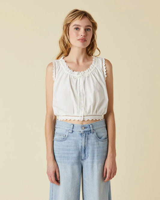 Eyelet Cami