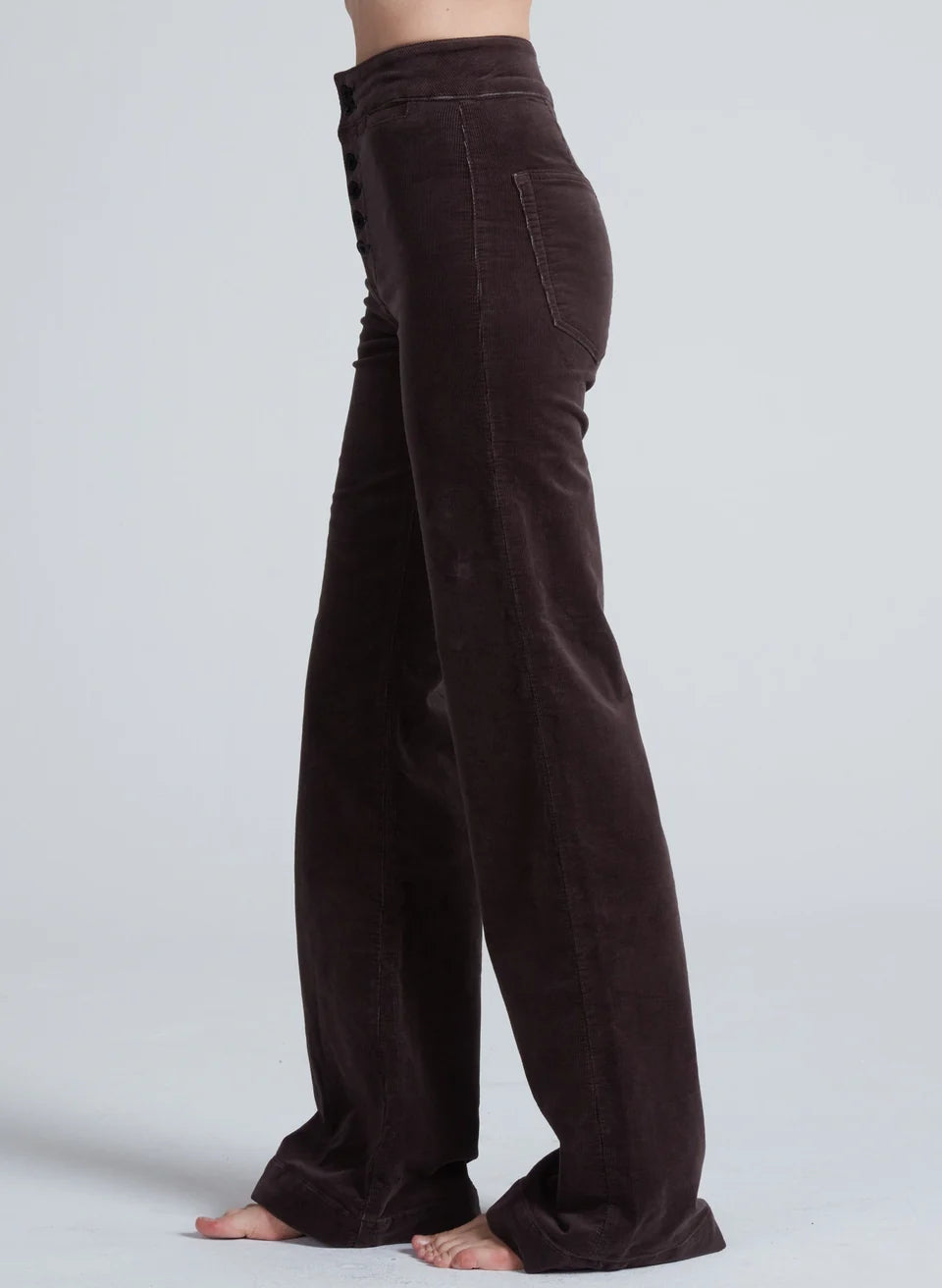 Brighton Wide Leg Cord - Chocolate