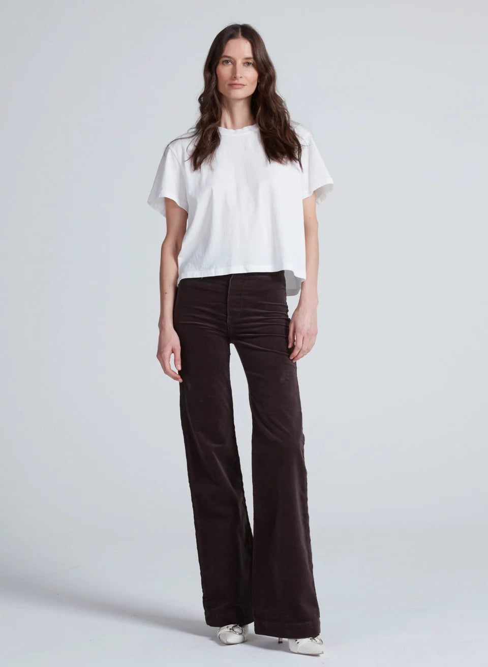 Brighton Wide Leg Cord - Chocolate