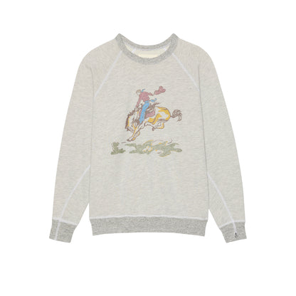 The College Sweatshirt W/ Rider Graphic