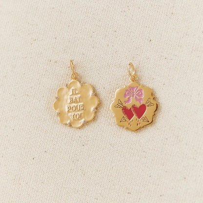 My Heart Beats for You Charm Necklace