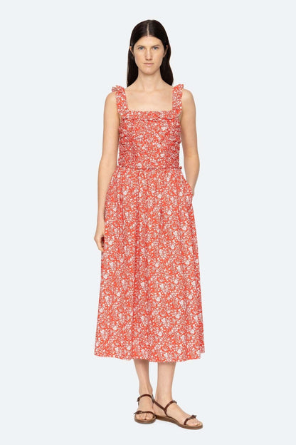 Lucille Liberty Midi Dress