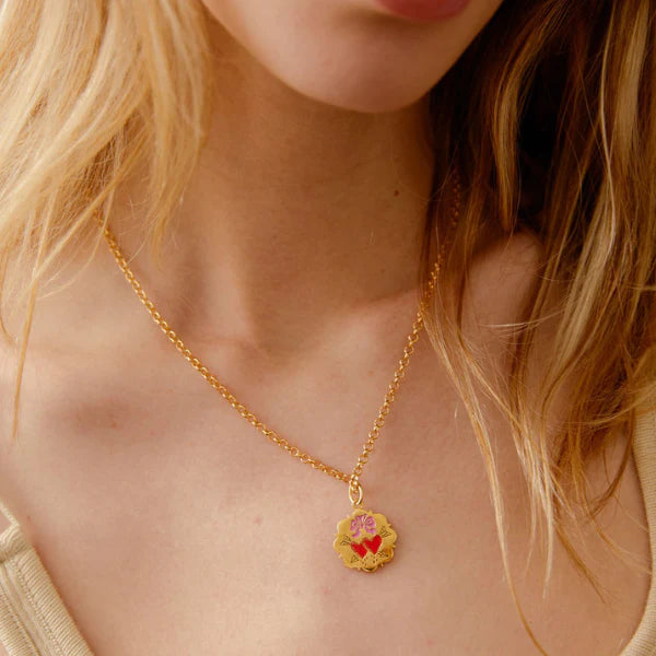 My Heart Beats for You Charm Necklace