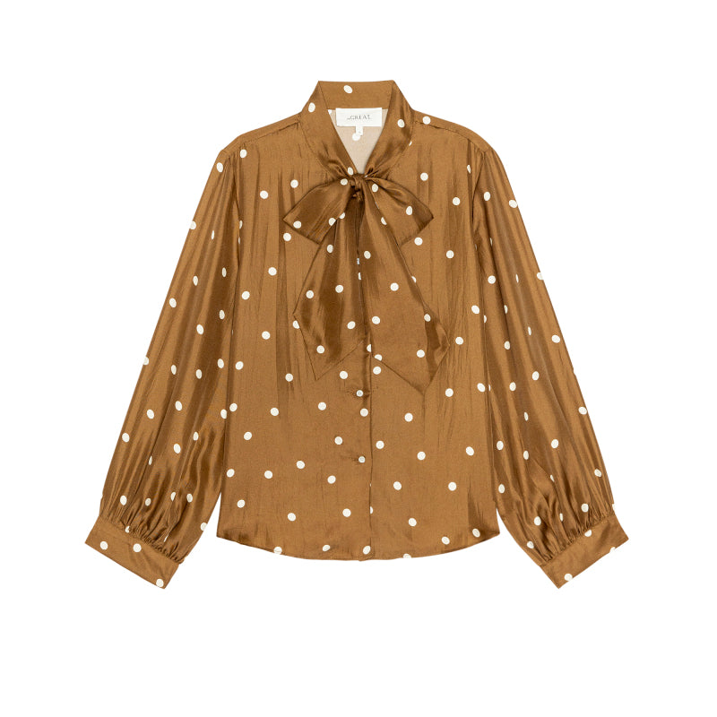 The Zenith Top - Copper Bubble Dot