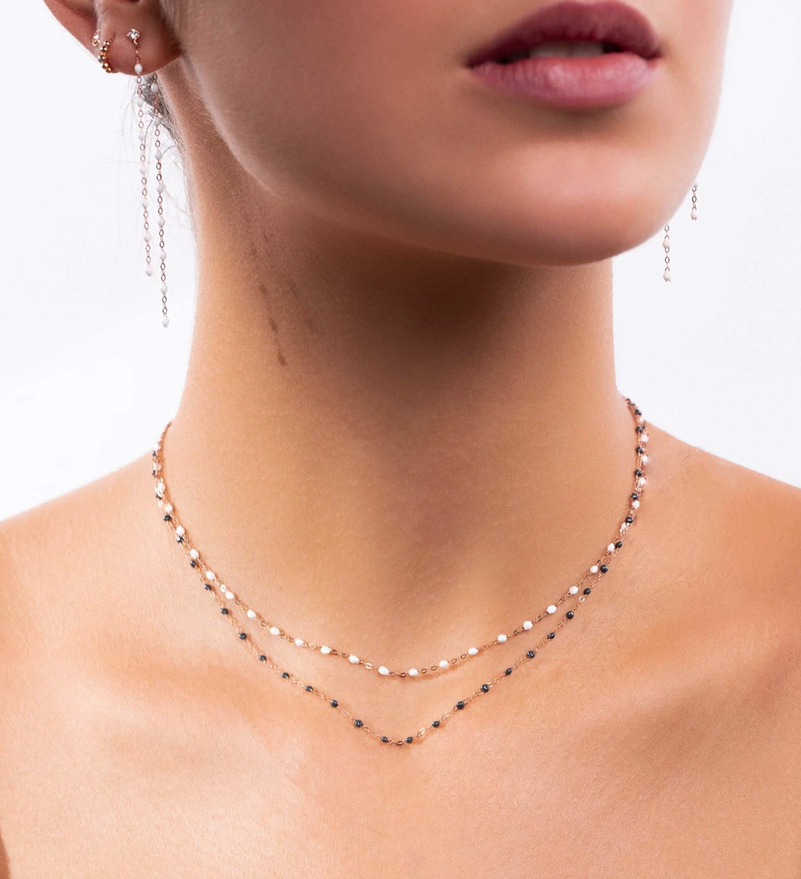 Classic Gigi Necklace - White