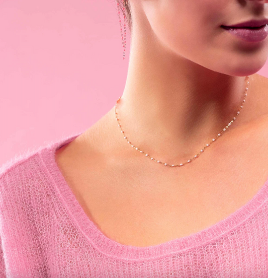 Gigi Necklace - Baby Pink