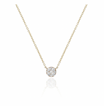 14K Full Cut Diamond Choker
