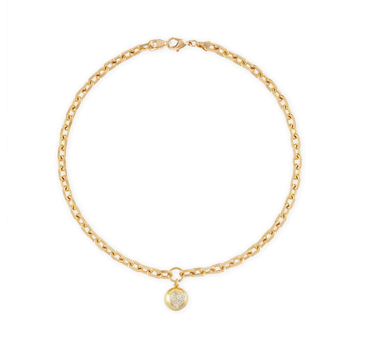 Chunky Ball Heartbreaker Necklace
