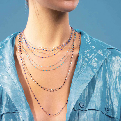 Gigi Necklace-Baby Blue