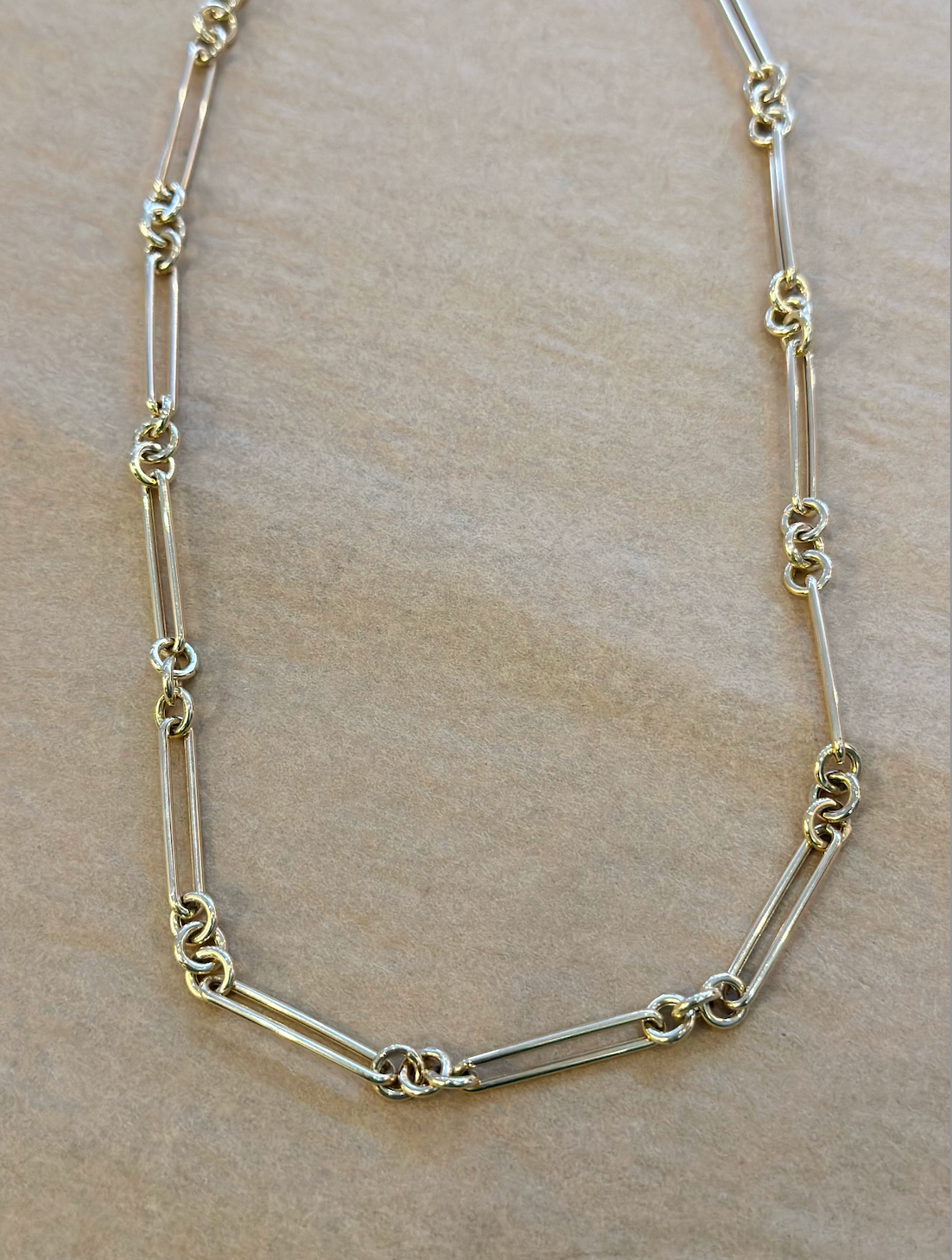 14 Kt 3 Loop Chain Necklace