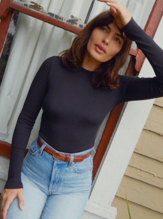 Gina Slim Mock Neck