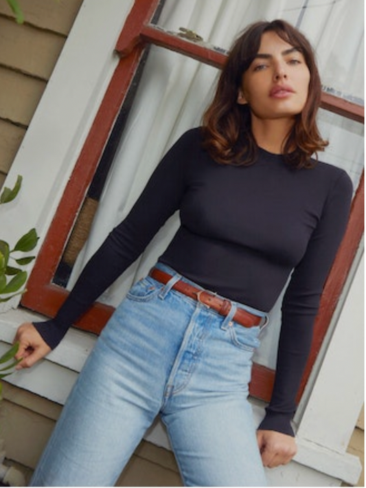 Gina Slim Mock Neck