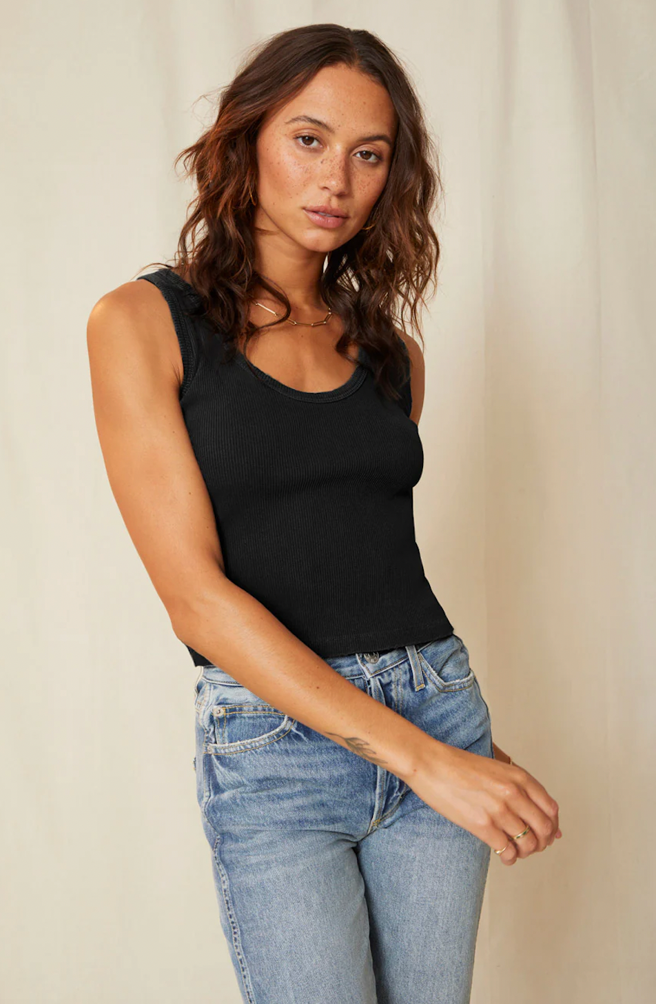 Crop Rib Tank
