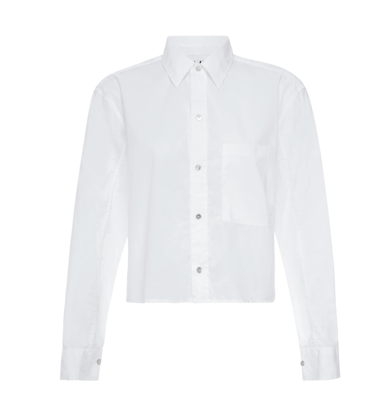 Ruth Crop Shirt - White