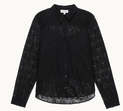 Burke Lace Button Down