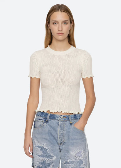 Abbie Knit Tee