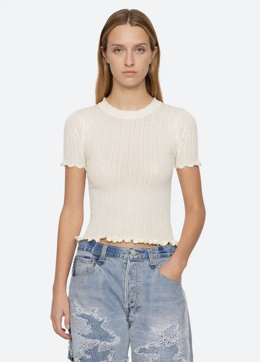 Abbie Knit Tee
