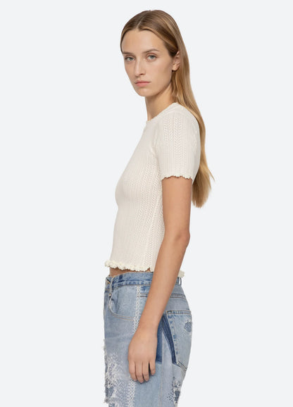 Abbie Knit Tee