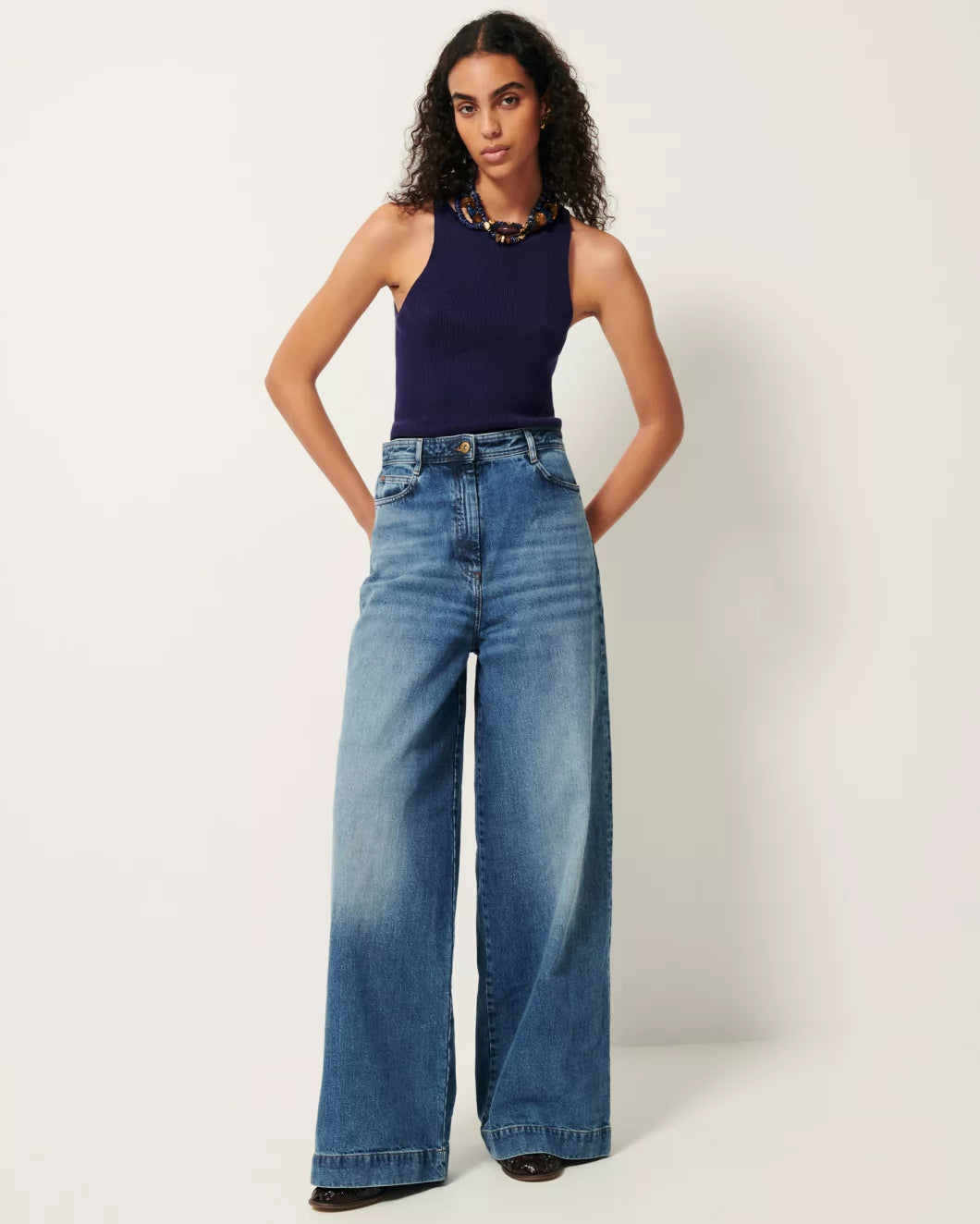 Loro Ribbed Tank Top