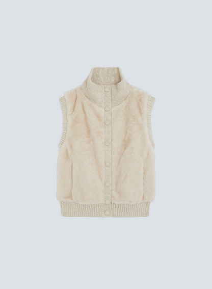 Doodle Vest - Creme